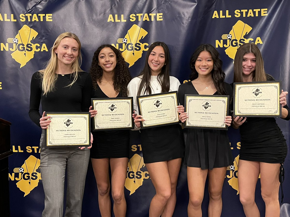 Congratulations to our *5* All State @NJGSCA honorees! An amazing group of young women!