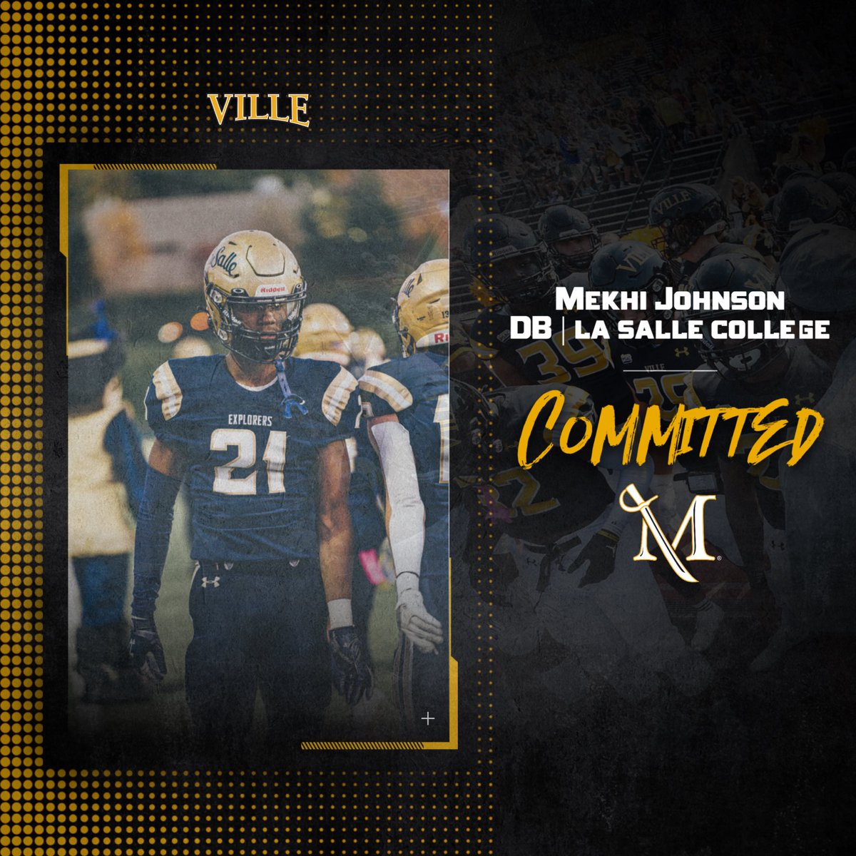 COMMITTED 💛🖤 ⚔️ #Rollville @CoachTomasetti @Coach_Sutjak @devinaltland @Coachjcmorgan