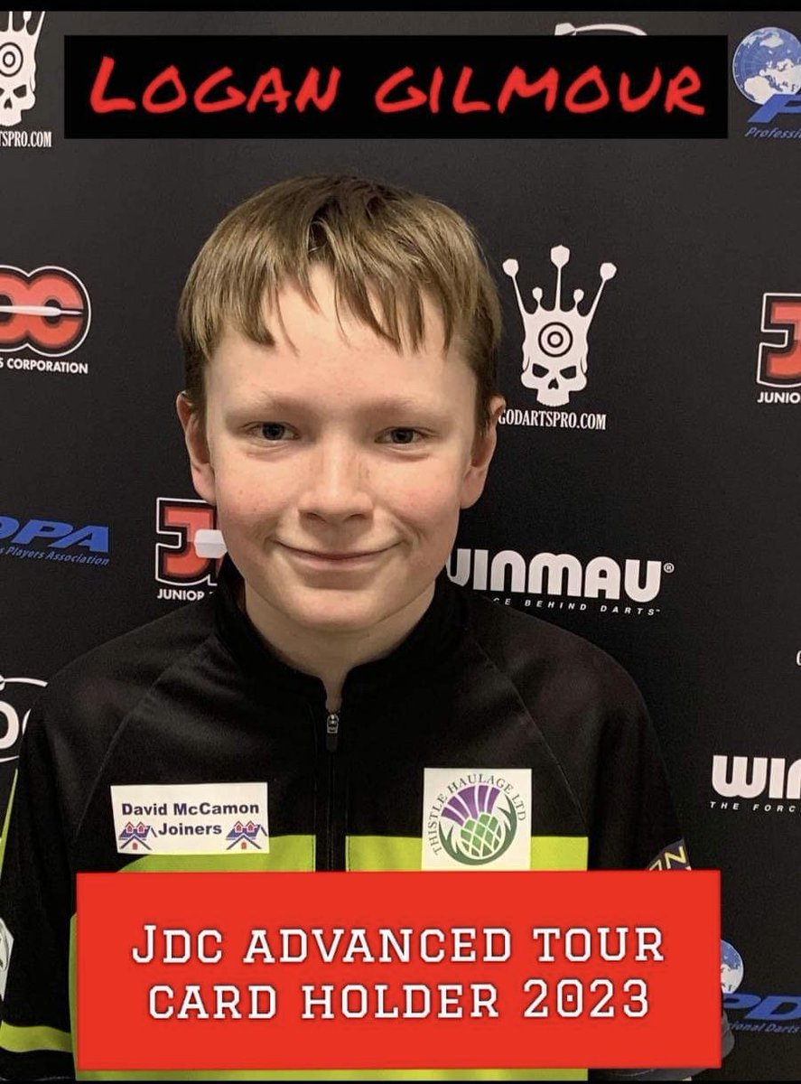 He’s back for 2023……

Finishing top of the Order of Merit 

JDC Advanced Tour Card Holder 2023 

Logan Gilmour 🎯🏴󠁧󠁢󠁳󠁣󠁴󠁿🎯🏴󠁧󠁢󠁳󠁣󠁴󠁿

Congratulations Logan