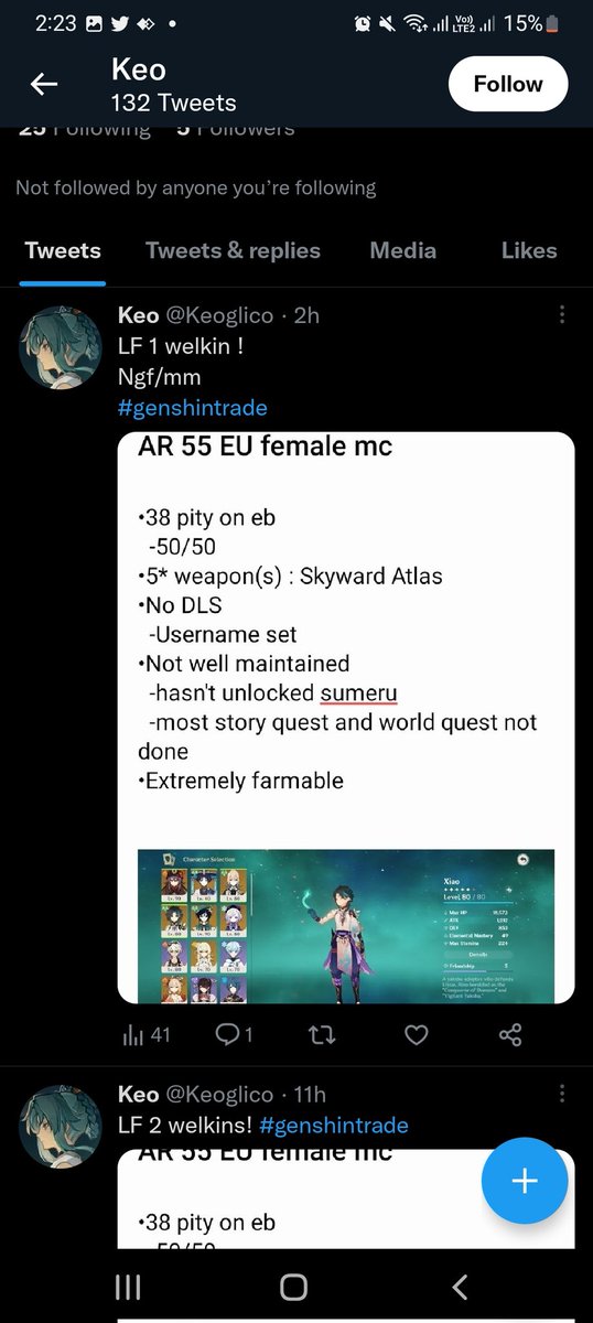 scaramourhe's tweet photo. GUYS DONT TRADE WITH HER!!!! damn girl, Are you really dissatisfied after scamming me?

#GenshinImpact #genshintrade #genshintrades #honkaitrade #pjsekaitrade https://t.co/ciije1d6TF