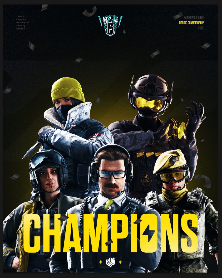 🏆⚡️! 

GGWP @NCProjectR6 #R6NC