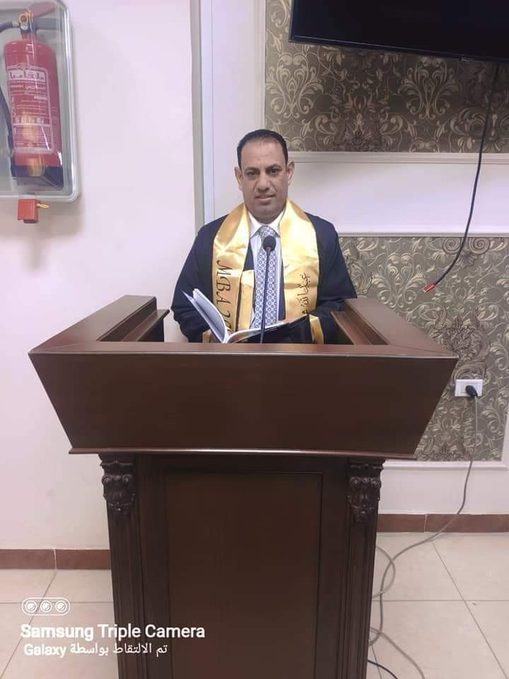 الحمدلله لله رب العالمين 
تم اليوم مناقشة مشروع تخرج ماجستير إدارة أعمال جامعة بني سويف 
موضوع الرسالة 
اثر القيادة السامة على سلوك العمل الانحرافى تطبيق عملي على العاملين بالإدارة المحلية