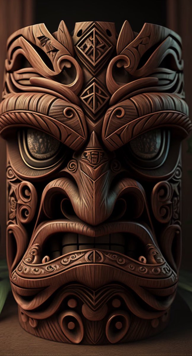 gladenko's tweet image. An evil face good luck totem would likely be a carved or sculpted object that features a face with menacing or sinister features, but is believed to bring good luck to the person who possesses it
 💎Only 19 #nft SuperRARE unique 1:1 #nftart #nfts link: opensea.io/collection/ang…
