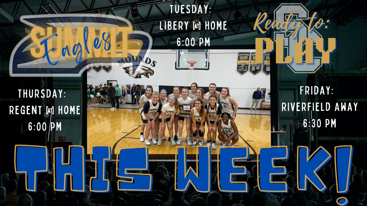 Summit Christian Lady's Basketball (@summit_lady) on Twitter photo This week The Summit Lady Eagles ARE ready to PLAY!
<a href="/Bmorrison_12/">Bailey Morrison</a>
<a href="/_valeriahill/">Valeria Hill</a>
<a href="/garnatz_trinity/">Trinity Garnatz</a>
<a href="/EmilySloat09/">Emily Sloat</a>
<a href="/savshubert/">savannah</a>
<a href="/Caywotring2/">Cay Wotring</a>
<a href="/maddie440/">Madison Ali</a> This week The Summit Lady Eagles ARE ready to PLAY!
<a href="/Bmorrison_12/">Bailey Morrison</a>
<a href="/_valeriahill/">Valeria Hill</a>
<a href="/garnatz_trinity/">Trinity Garnatz</a>
<a href="/EmilySloat09/">Emily Sloat</a>
<a href="/savshubert/">savannah</a>
<a href="/Caywotring2/">Cay Wotring</a>
<a href="/maddie440/">Madison Ali</a>