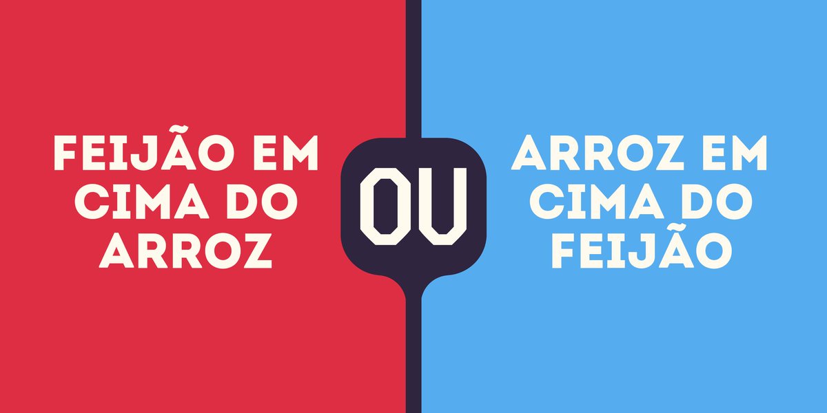 O que você prefere? tweet media