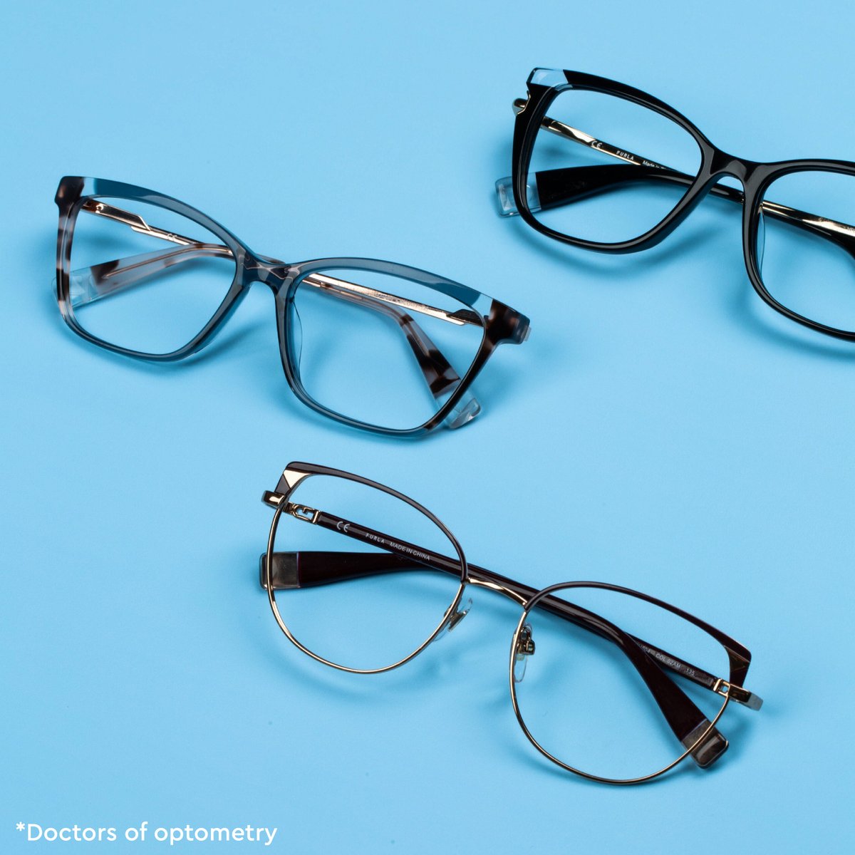 Eeny, meeny, miny, MORE! We have so many styles to choose from, why stop at just one pair? 

Visit us in-clinic to find your perfect frames. We also offer direct billing: fyidoctors.com/pages/find-a-l…

From top right:
👓: Furla VF499V
👓: Furla VF293
👓: Furla VF504