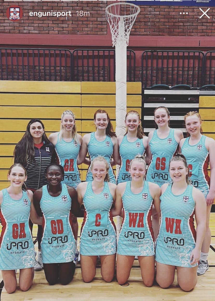 Hucclecote Netball (@hnc_netball) on Twitter photo Great to see 4 of our Prem and Reg players representing <a href="/EngUniSport/">English Universities Sport</a> against <a href="/WalesNetball_/">Wales Netball | Pêl-Rwyd Cymru</a>
<a href="/janemarietay1/">Jane</a> ❤️
<a href="/_HarrietS/">Harriet Sanderson</a> 🖤
<a href="/niamhkilgallen1/">Niamh</a> ❤️
<a href="/laybrough/">Layla Brough</a> 🖤 Great to see 4 of our Prem and Reg players representing <a href="/EngUniSport/">English Universities Sport</a> against <a href="/WalesNetball_/">Wales Netball | Pêl-Rwyd Cymru</a>
<a href="/janemarietay1/">Jane</a> ❤️
<a href="/_HarrietS/">Harriet Sanderson</a> 🖤
<a href="/niamhkilgallen1/">Niamh</a> ❤️
<a href="/laybrough/">Layla Brough</a> 🖤