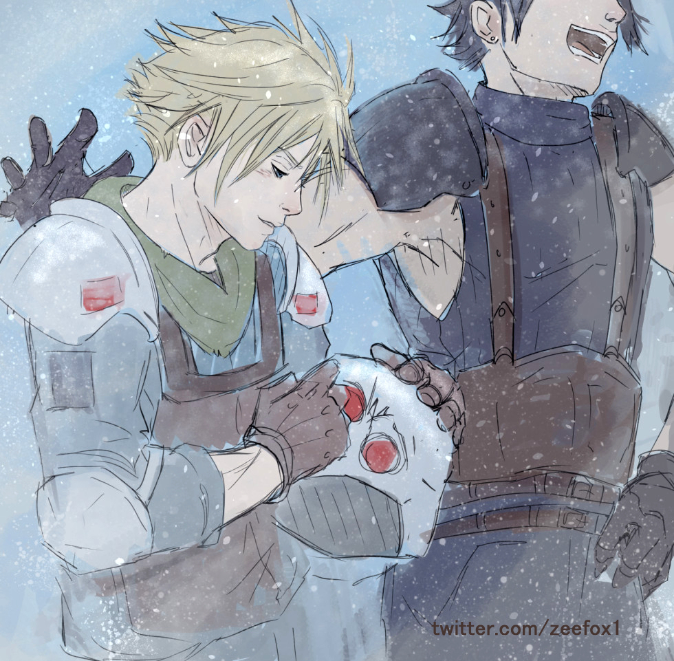 zeefox1's tweet photo. Backwater experts #FINALFANTASY #zeefox #FINALFANTASYⅦ #FFVII #Snow #Cloud #strife #zack #fair #ffviicc https://t.co/ntIlnHYgq3 https://t.co/syJwAXxaye