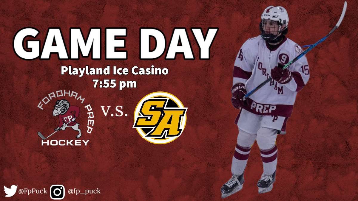 Gameday! It’s the final game this season against St. Anthony’s and the rams look to take a much needed victory to continue to climb back into a playoff spot. #fppuck #rollrams