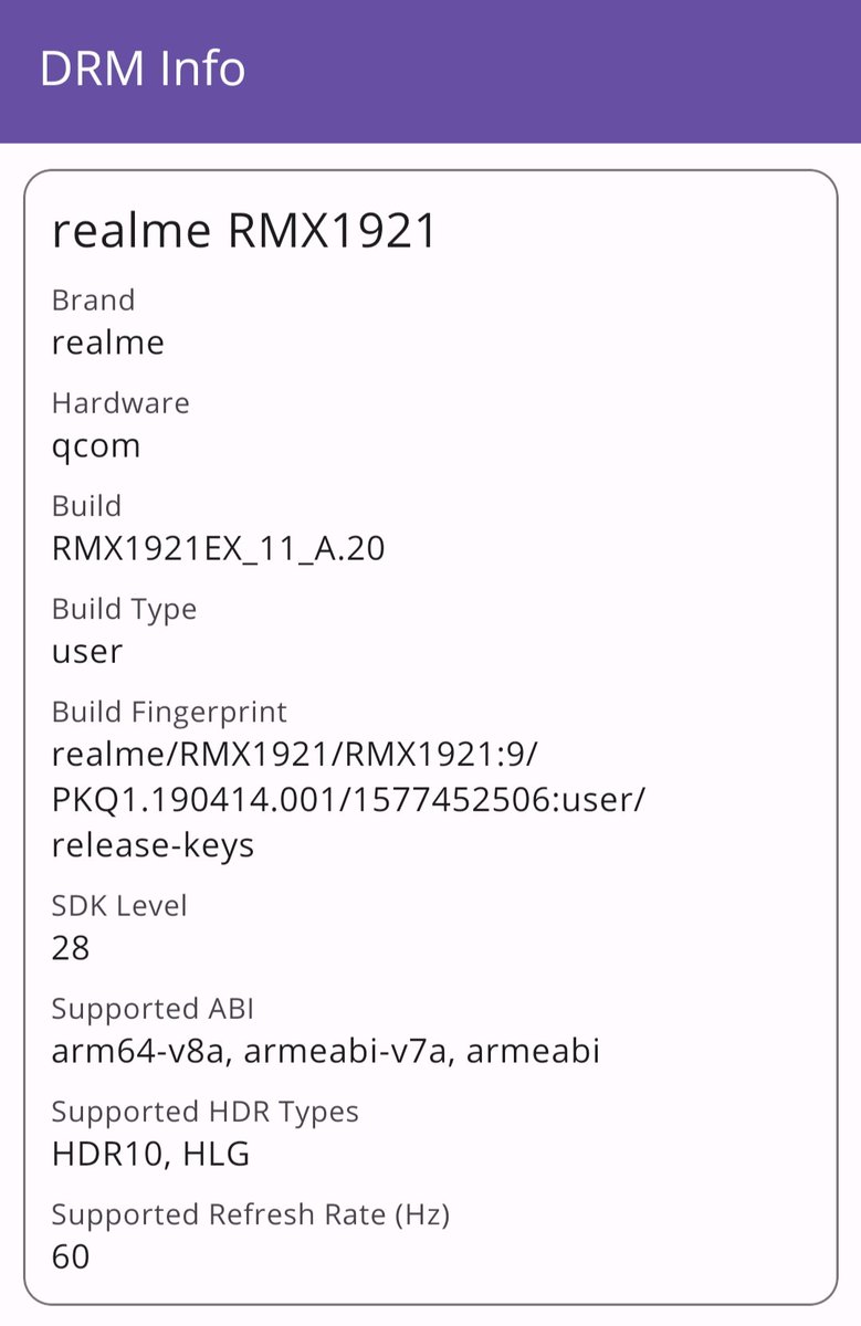 ravi3dfx's tweet image. I did Rollback to #coloros6 #Android9  From #realmeui2.0 #Android11 on #realmext , but why the Widevine Security Level goes &quot;L1&quot;  to &quot;L3&quot; ?? 🧐 @realmecareIN 

#realme #realmeui #daretoleap #stufflistingsarmy #technews