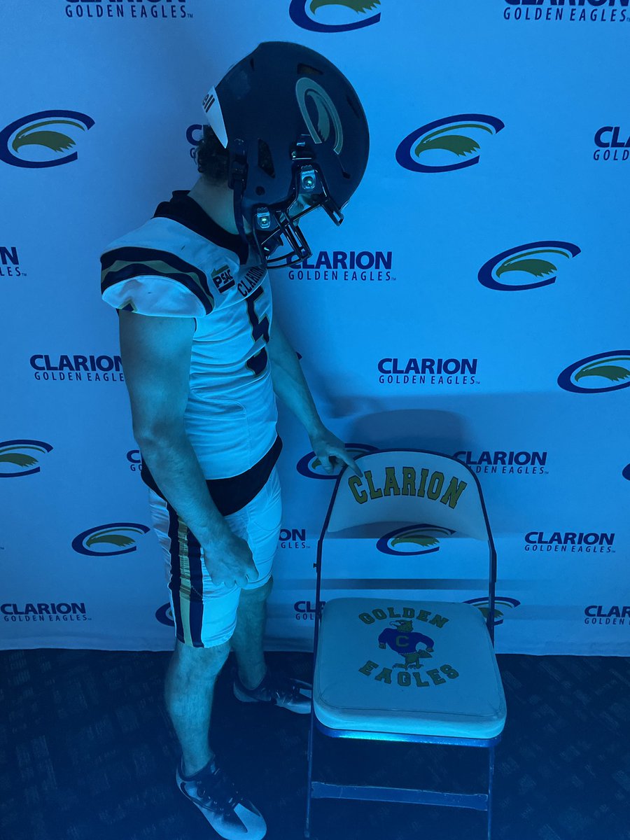 After a great visit with <a href="/RaymondMonica3/">Raymond Monica</a> and <a href="/MarkSpeckman/">Mark Speckman</a>, I have received a D2 offer from <a href="/ClarionFootball/">Clarion Football</a>! <a href="/coachbaileyFB/">🏈Cᴏᴀᴄʜ Bᴀɪʟᴇʏ</a> <a href="/rhsfootball/">Richland Rams Football</a>