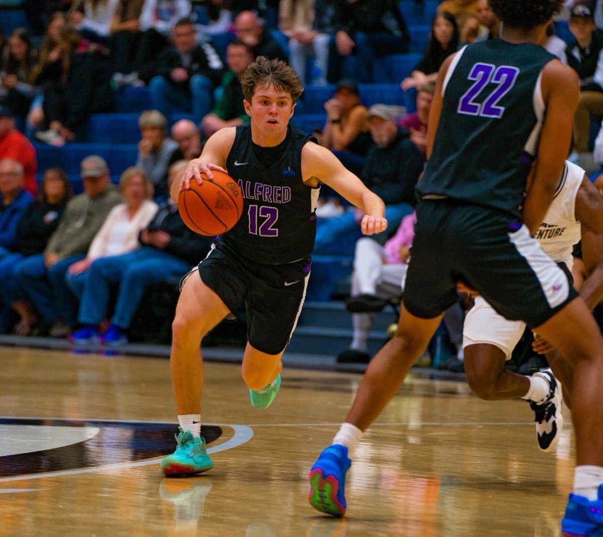 CapCityAAU's tweet photo. Alfred University Guard &amp; Cap City Alum Robby Hicks scored a career-high 18 points last night in the win over Elmira! 💪🏼📈 #capcity #family 
@AlfredSaxonsMBB https://t.co/in5XdxonER