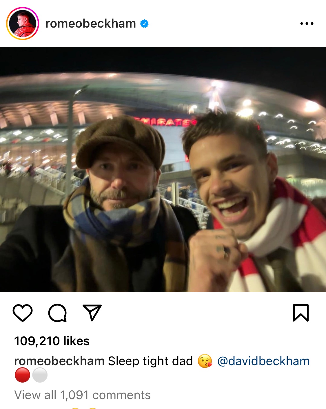 Kooora on Twitter: "ابن ديڤيد بيكهام يستفز والده بعد فوز آرسنال على اليونايتد 🤣 https://t.co/aAhTEA1JqI" / Twitter