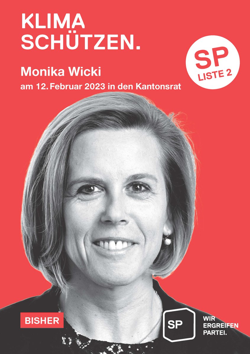 MonikaWicki1's tweet photo. Die #Klimakrise ist die grösste Herausforderung unserer
Zeit. Am 12. Februar sind #Wahlen. Liste 2 wählen, J. Fehr und P. Seiler Graf auf die Regierungsratsliste schreiben, unterschreiben, abschicken. https://t.co/NbmEUnNMKk