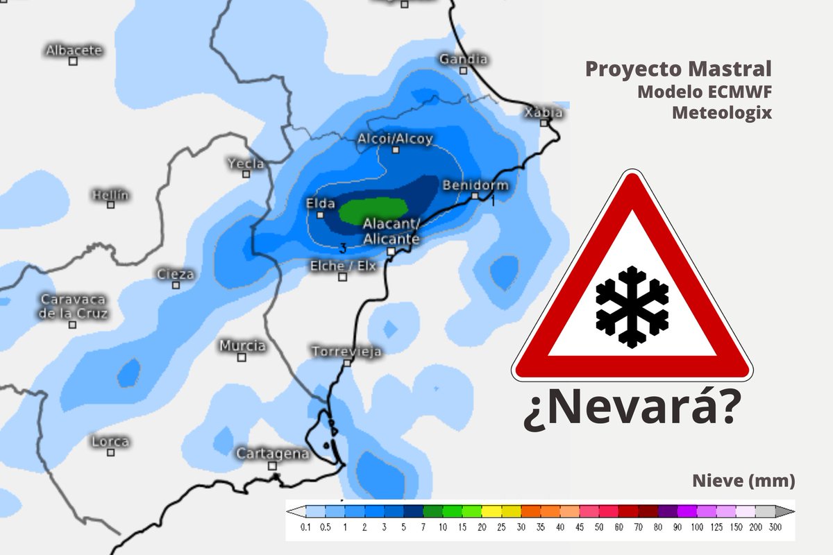 ProyectoMastral's tweet photo. ¡Va a ser una semana apasionante! Estamos ya a las puertas de una nueva semana en la que seguimos sin descartar sorpresas en la situación meteorológica en forma de nieve a nivel del mar. Con tanto aire y tan frío sobre nosotros, todo puede ocurrir. ¡Muy atentos! https://t.co/nu0SM0Xg2v