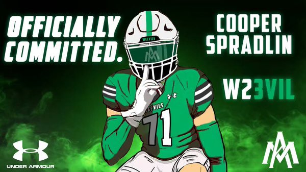 SpradlinCooper's tweet photo. 1000% Committed!! Thank you @CoachPruitt_UAM @coachgrimesUAM  for the amazing opportunity! I can’t wait to dominate! https://t.co/HGkWJaR0H6
