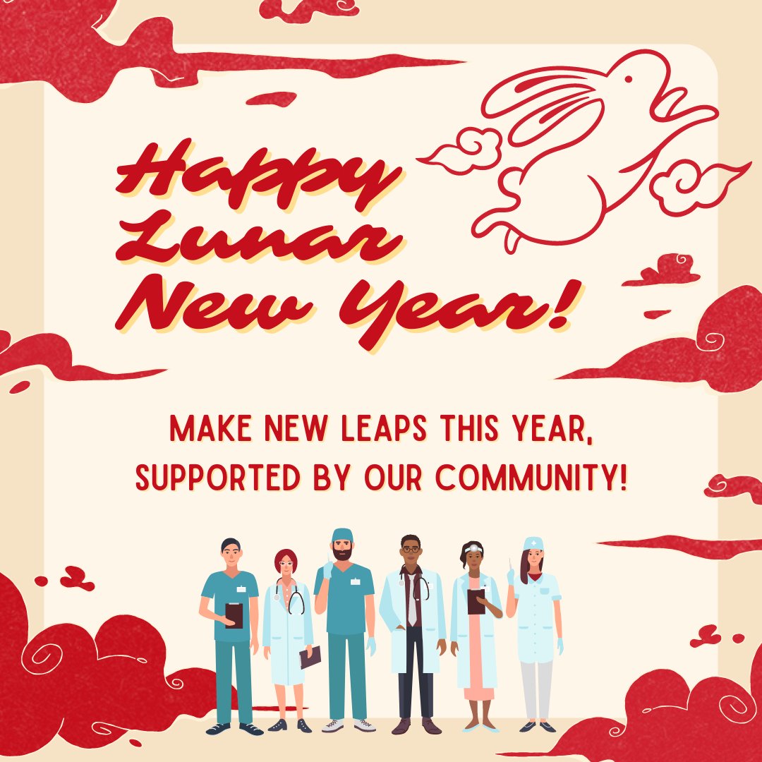 Welcoming the #YearOfTheRabbit with open arms! May it bring good fortune, prosperity, and happiness to all. #LunarNewYear #LunarNewYear2023 #MedTwitter