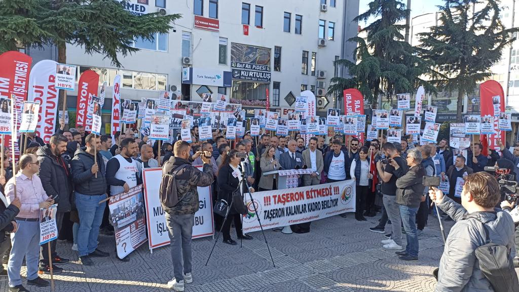 KabineTaşerona Kulakver Amasız, Ayrımsız, Fakatsız !!! Tüm taşeron kalanlara kadro haktır.