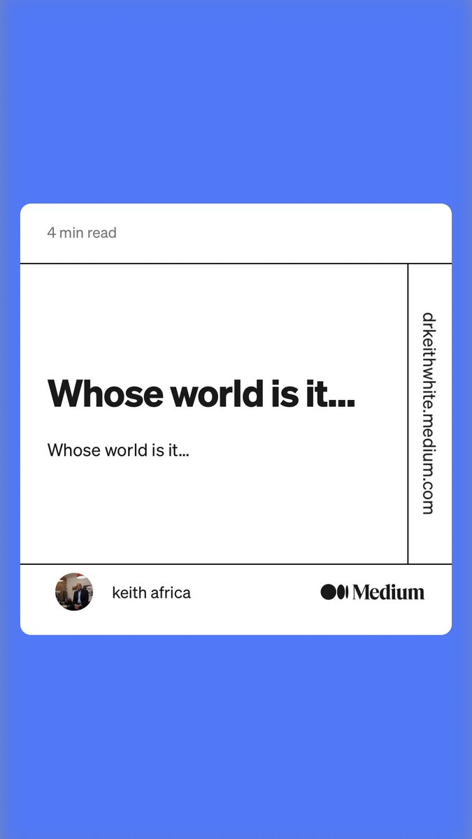 Dr. Keith White, Esq. tweet media