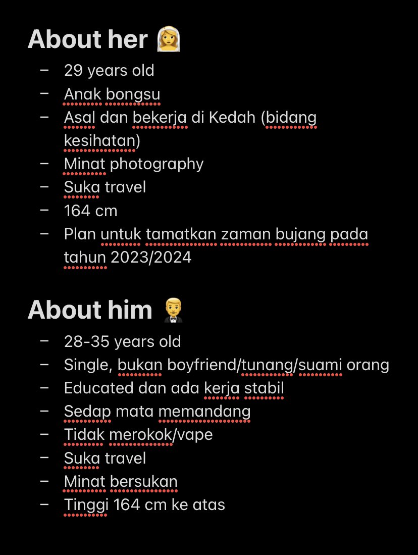 anisamron's tweet photo. Hi warga twitter. I’m helping out my bestie to find her lifetime partner. Anyone interested can dm her on @farahnyahaya . Please retweet @TwtJodohMY . Thank you 🙏😊 https://t.co/lRGzoLng1n