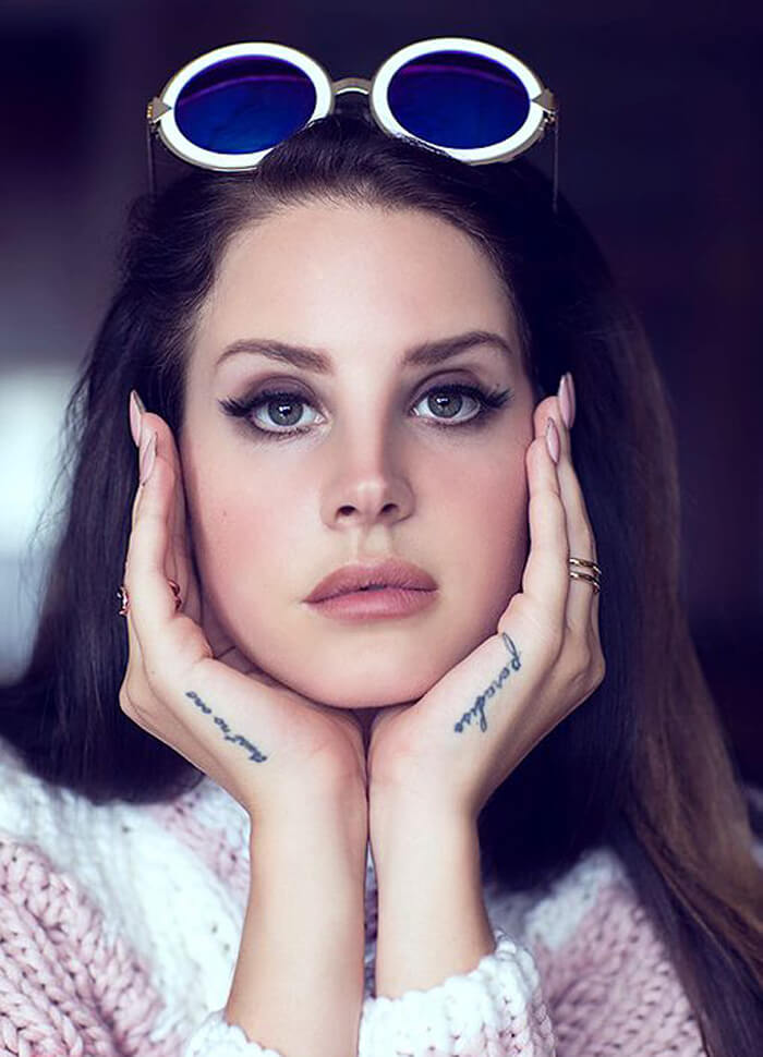 As tatuagens de Lana Del Rey e seus significados;