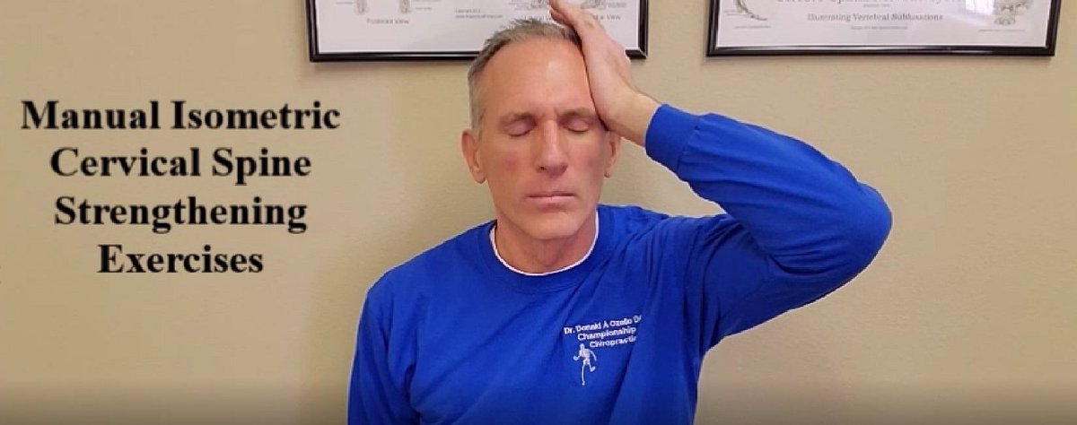 drdozellodc's tweet photo. Manual Isometric Cervical Spine Strengthening Exercises
Dr Donald A Ozello DC of Championship Chiropractic
#neck #cervicalspine #neckexercise #cervicalspineexercise #neckstrength #cervicalspinestrength #neckpain #cervicalspinepain #neckisometricexercise https://t.co/h7J2i9VAGg https://t.co/ZHcPuNQ0gl