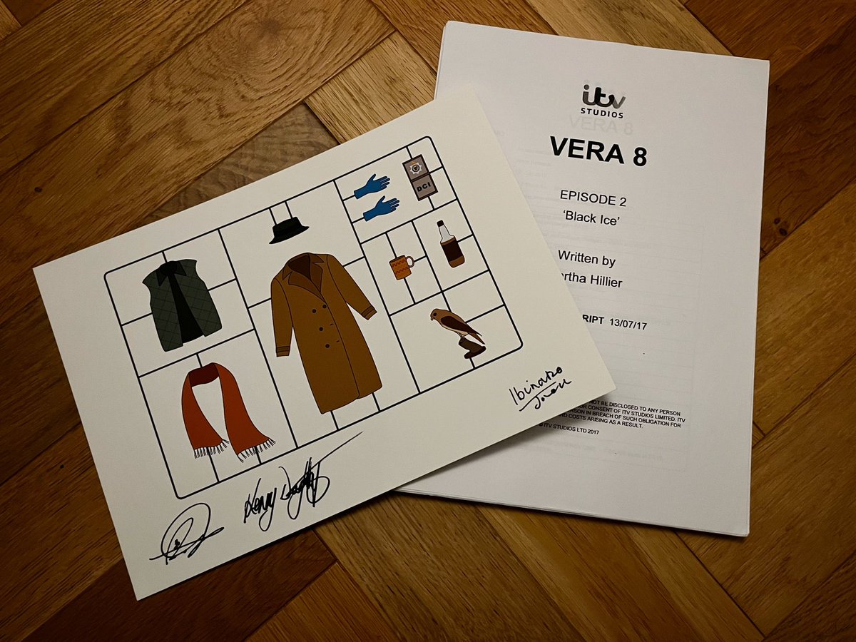 Hands up who’s ready for another #Vera ep?! 

Don’t forget to Retweet and Follow for your chance to win this signed Vera print and script combo.

Winner will be picked at random after tonight’s ep and announced tomorrow at 7:30pm.

Good luck tweeps! #itv #itvstudios #crimedrama