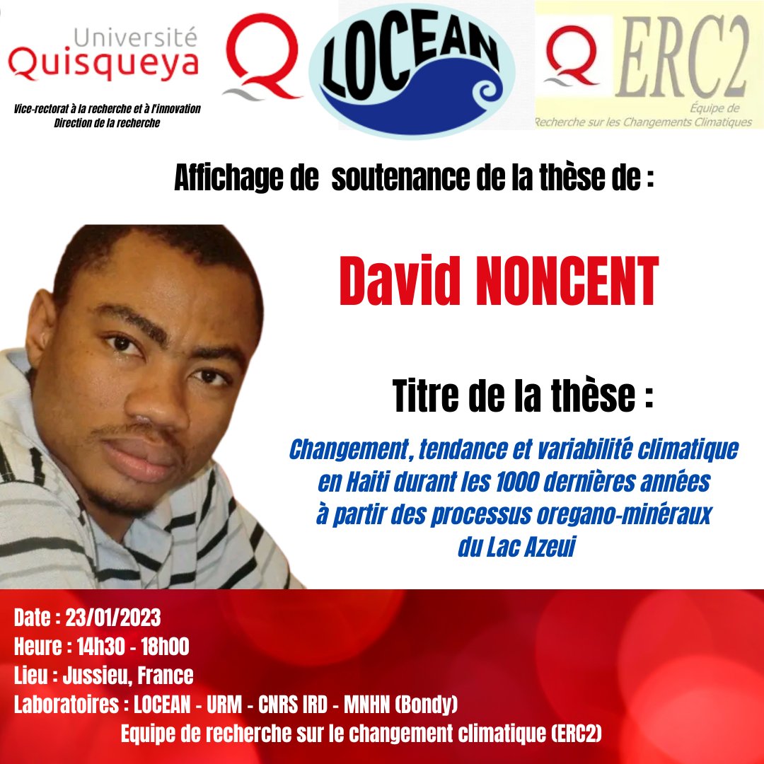 ERC2-EDSE-Université Quisqueya-Haïti tweet media