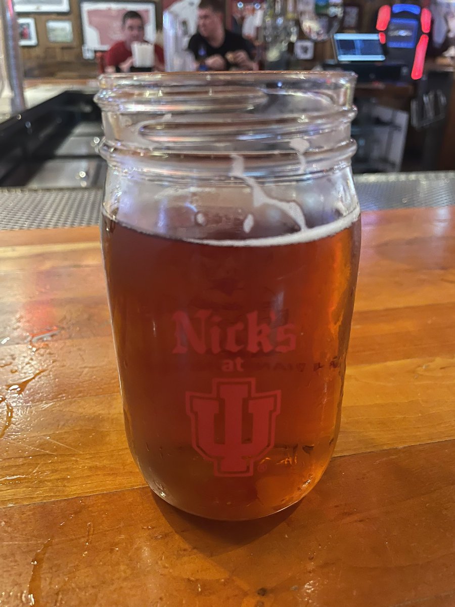 Always tastes better after an IU victory. @NicksEnglishHut