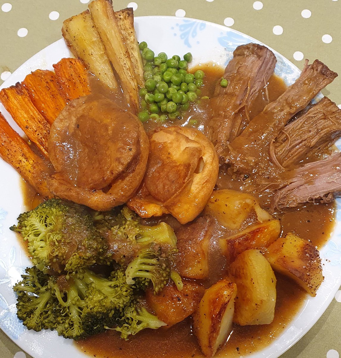 Jimmy The Mower on Twitter "Slow cooked brisket and roasted potatoes