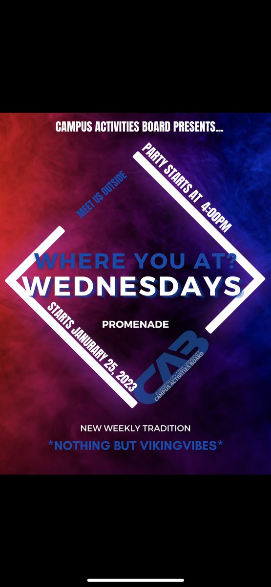 ECSU Campus Activities Board tweet media