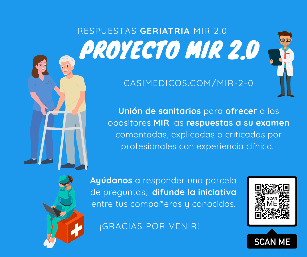 casimedicos's tweet photo. Respuestas comentadas a las preguntas de Geriatría del examen MIR 2023 https://t.co/AE1QTH4ZJA #MIR #MIR2023 #2MIR23 #FSE2023 #MIR23 #médicos #MIR20 #TwitterMIR #MIRTwitter #medicina #examenMIR @MissTorneLo y @osmachope https://t.co/7f9tLXYI5C