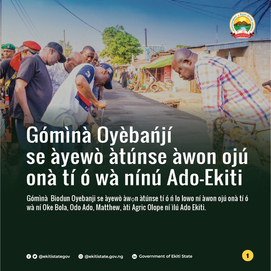 Government of Ekiti State tweet media