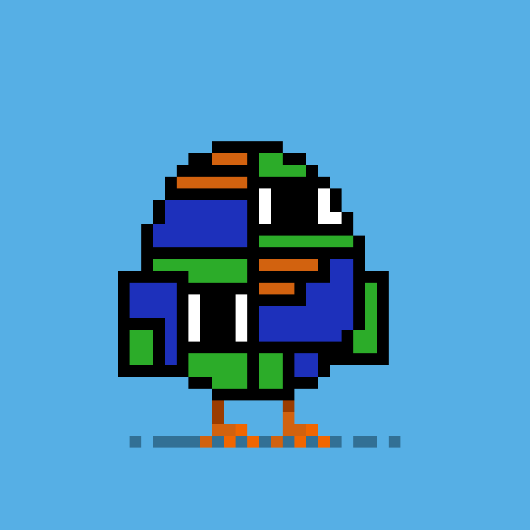 TheChickletz's tweet photo. Who will be lucky enough to end up with this 1/1 @batzdu inspired Chicklet? 🎨🐣 https://t.co/ukuhy6eXNj