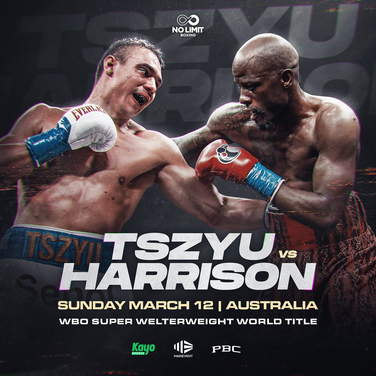 jcg_designs's tweet photo. IT'S OFFICIAL🔥 #TszyuHarrison.

Work done for No Limit Boxing 
@Tim_Tszyu https://t.co/OO2nQVv9az