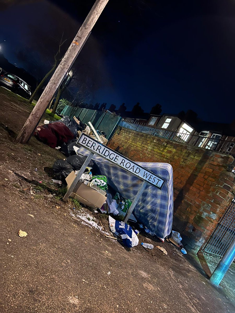 Since December 2022, CPO's have issued 19 Fixed Penalty Notices for Flytipping in the Hyson Green Ward. Pictured below is a regular hotspot and investigations are ongoing. #cleaner #ng7