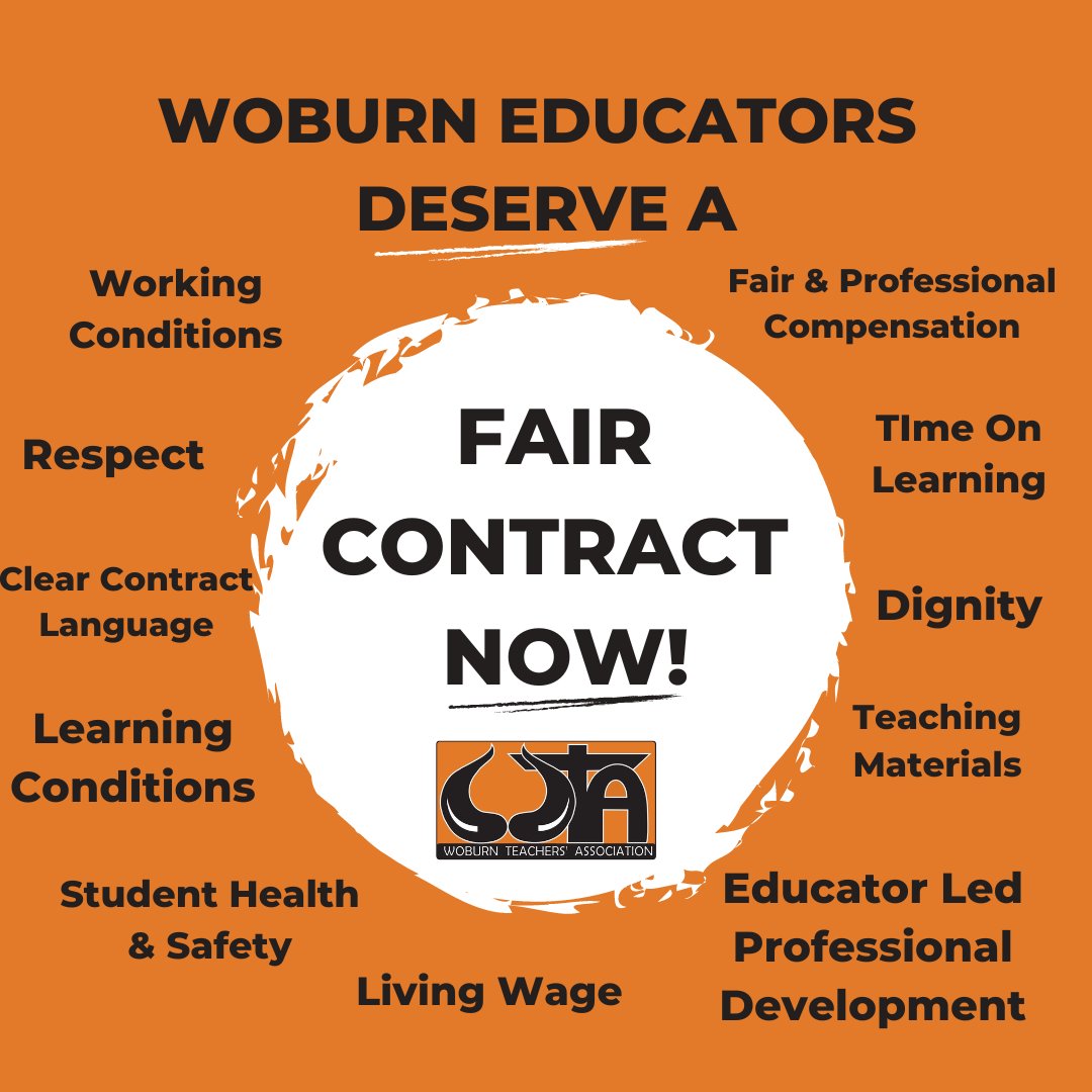 WoburnTeachers's tweet photo. Help show you support by changing the your profile picture!!  Thank you to all who have reached it!!
Woburn Educators Rally on Saturday at 1:00 on the common/city hall.  Come join us!!
#Solidarity #notreplaceable #faircontractnow #nomorebusinessasusual @massteacher https://t.co/wo8zbcgRyl