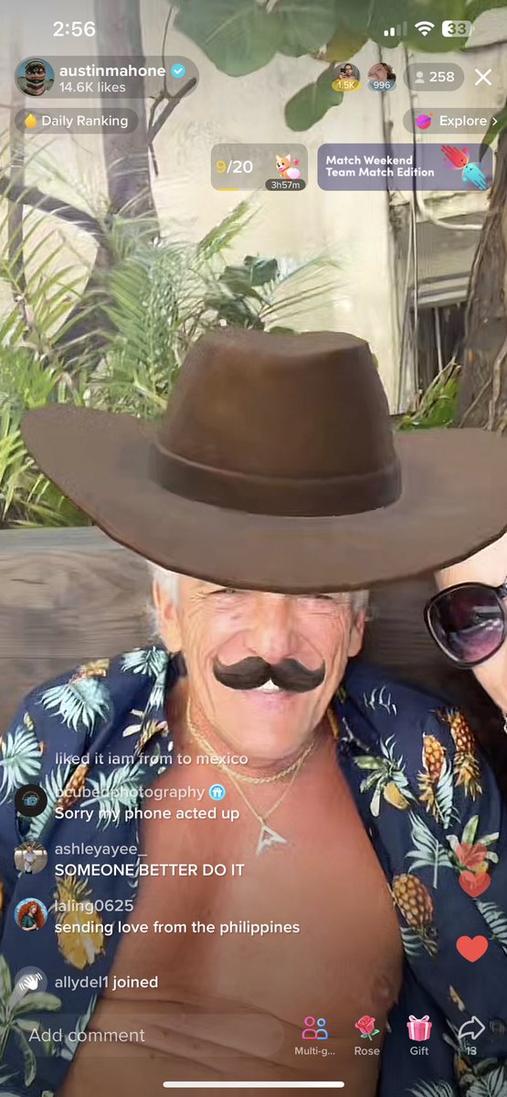 Cowboy grand dad 😂 <a href="/AustinMahone/">Austin Mahone</a>