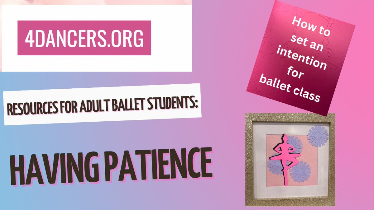 4dancers's tweet image. Adult ballet students: check out our YouTube pg for info on how to set an intention for ballet class! #adultballet #adultballetclass #ballet Please share!
youtu.be/S__XgA9UVrs