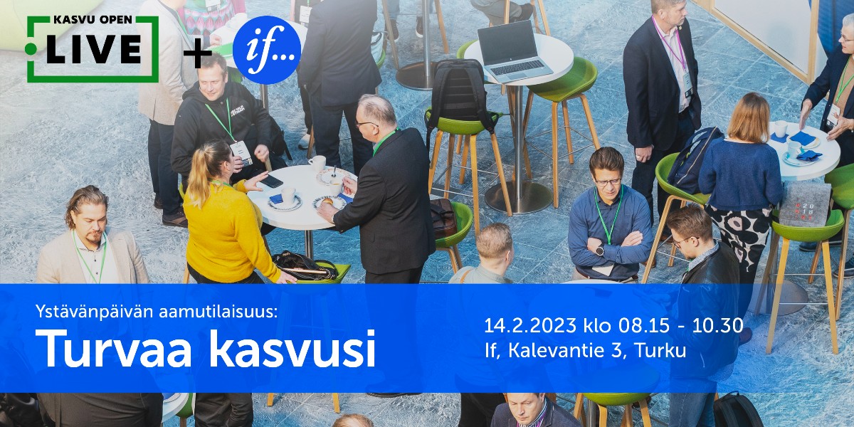 Starttaa ystävänpäivä 14.2. Kasvu Openin ja @IfVakuutus tapahtumassa Turussa, ja treffaa LIVENÄ osaajia, joiden sydäntä lähellä on yrityksen immateriaalioikeuksien turvaaminen: Mitä kannattaa suojata ja miksi?

ILMOITTAUDU MUKAAN: kasvuopen.fi/turvaa-kasvusi/
#tapahtumat #turku