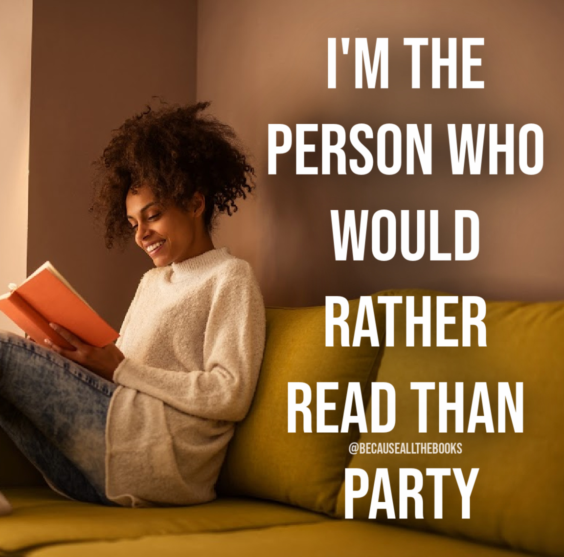 Anyone else? Just me?

#BecauseAllTheBooks #Booktrovert #MoreBooksPlease #LetsRead #ReadMore