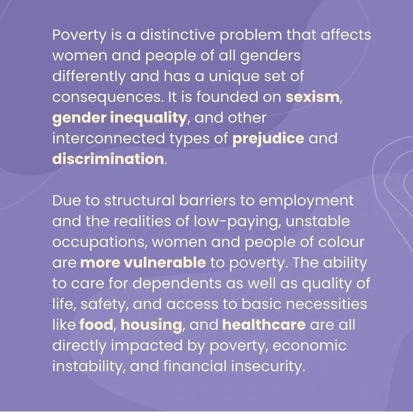 championofchnge's tweet image. 💜 What does Poverty look like for Canadian women?

1/2

#YouthLeaders #GrassrootsOrganization #CommunityOrganization #WomensRights #ChampionsOfChangeCanada