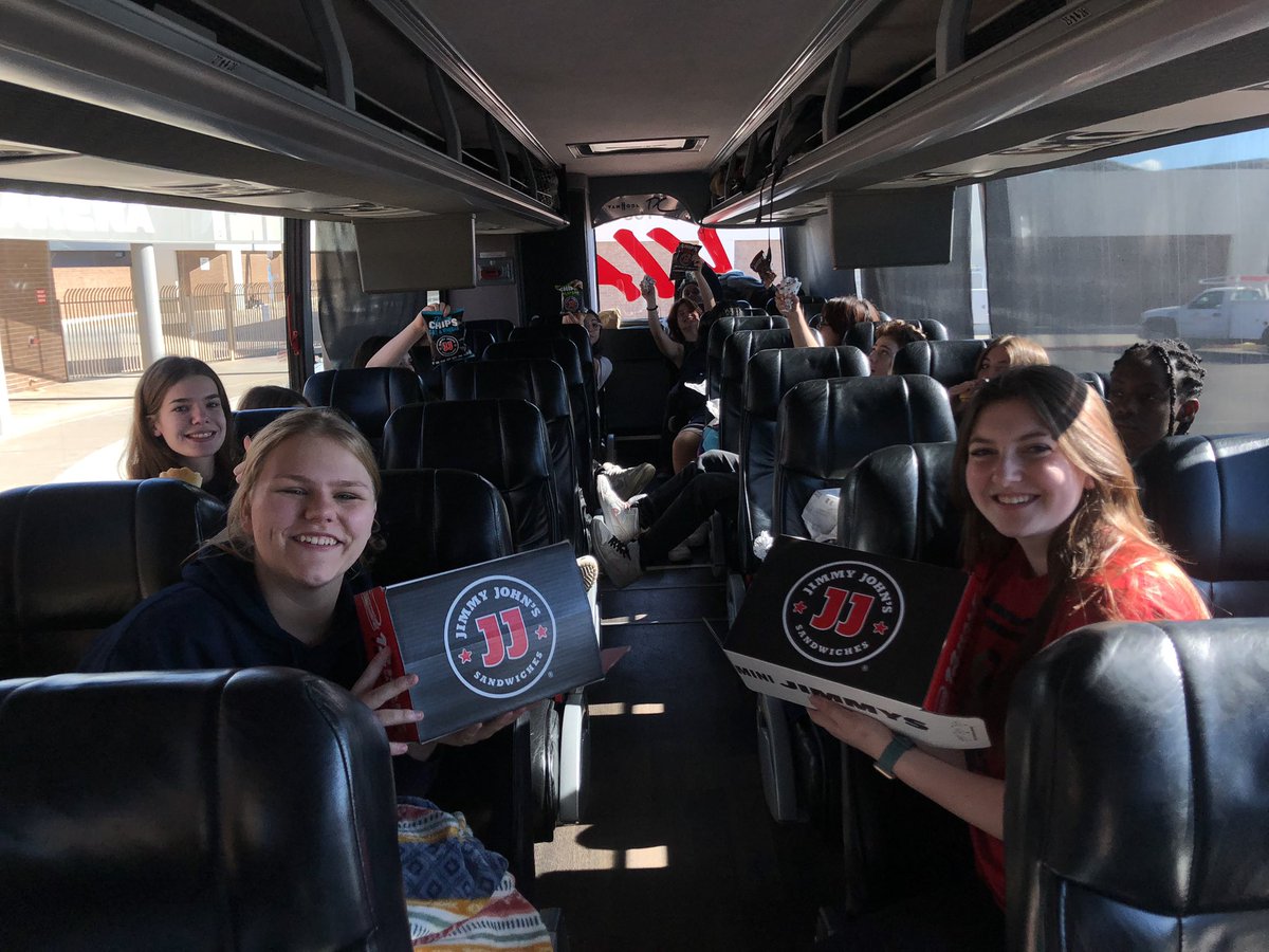 matadorsgbb's tweet photo. Thank you again to Jimmy John’s store #1695 for providing the girls with sandwiches on our road trip to Yuma! https://t.co/PZ5pjkPmgs