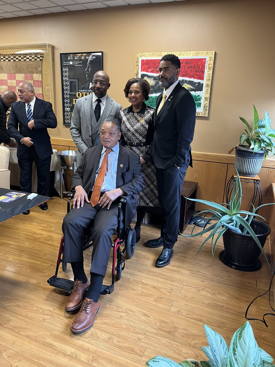 RPCoalition's tweet photo. .@RevJJackson, @bishopgrant2 @RevJCWilson attended Sunday morning service @TrinityChicago with guest speaker Rev. Dr. & SENATOR @ReverendWarnock. #ComeSunday #PrayerWorks #KeepHopeAlive https://t.co/vkOEMzNX7a