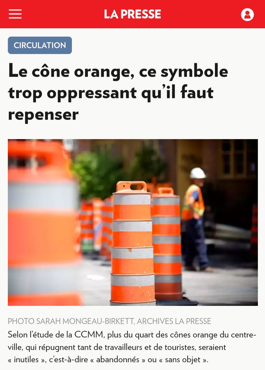 Jerome_bg's tweet photo. Le cône orange comme micro-agression.

#woke https://t.co/PwbZz1HZ6M