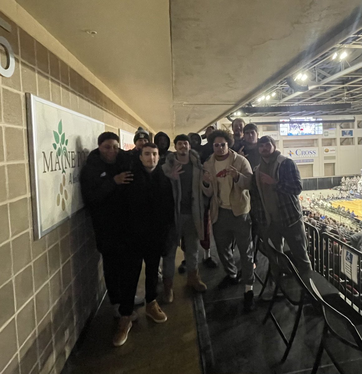 Back at it again in Bangor!!! Team TG’s at Men’s Basketball at the Cross Center! <a href="/Thomas__Hanscom/">Thomas Hanscom</a> <a href="/BlackBearsFB/">Maine Football</a> <a href="/MaineMBB/">Maine Men’s Basketball</a>