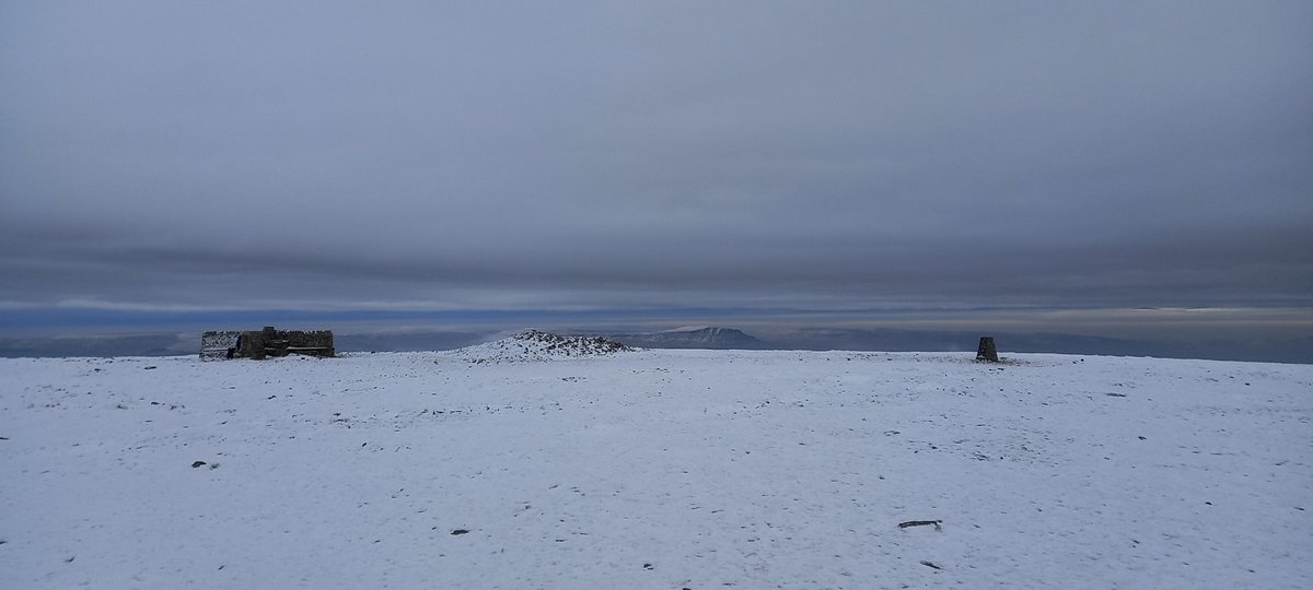 Steve72Outdoors's tweet photo. A few more from today's winter walk #Ingleborough summit, Looking towards #SimonFell and looking back to #Ingleborough @yorkshire_dales #getoutthere #getoutside #winterwalks #dales30challenge https://t.co/Md08YOcqJS