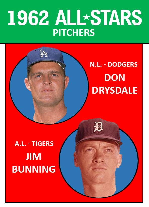 Custom⚾️Baseball on Twitter "Just for fun, 1962's starting AllStars