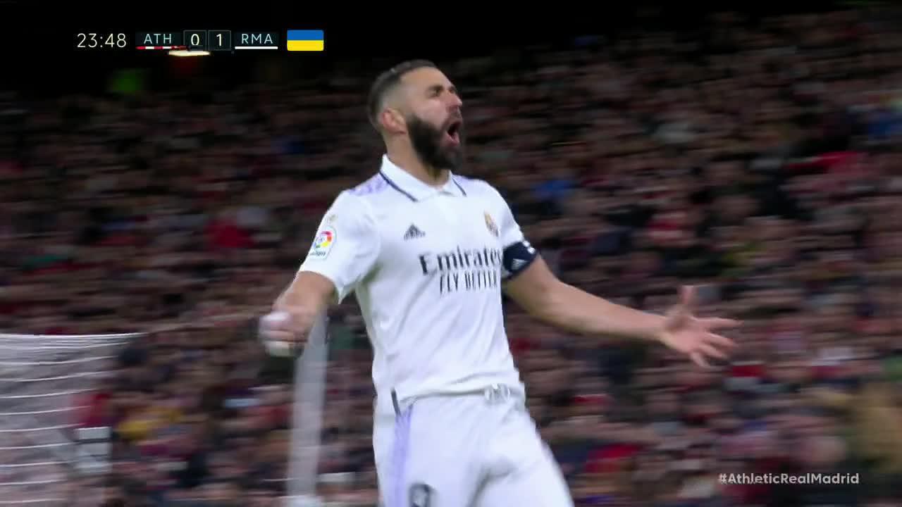 BENZEMA LEFT FOOT VOLLEY! 🤯”