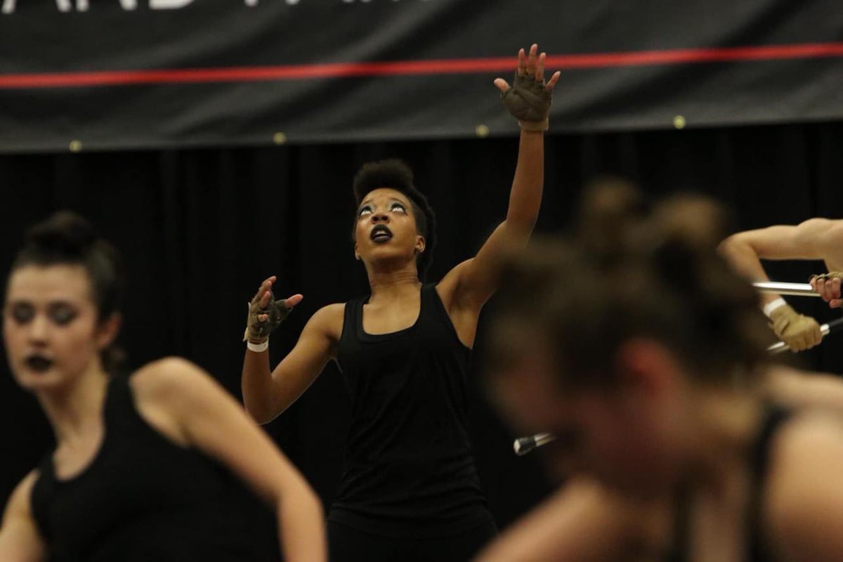 Our Colorguard unveiled their Varsity Show “Dark Forest” ✨🌑 yesterday night, at Coppell High School’s Family and Friends Guard Preview! 
KC Band, let’s do our best to cheer on the Colorguard this season, as they travel and perform their JV and Varsity shows! 🥳
#WGI #NTCA